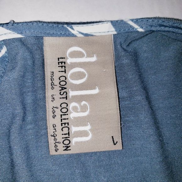 Anthro Dolan Left Coast Astoria Printed Tank Top L - Picture 6 of 10